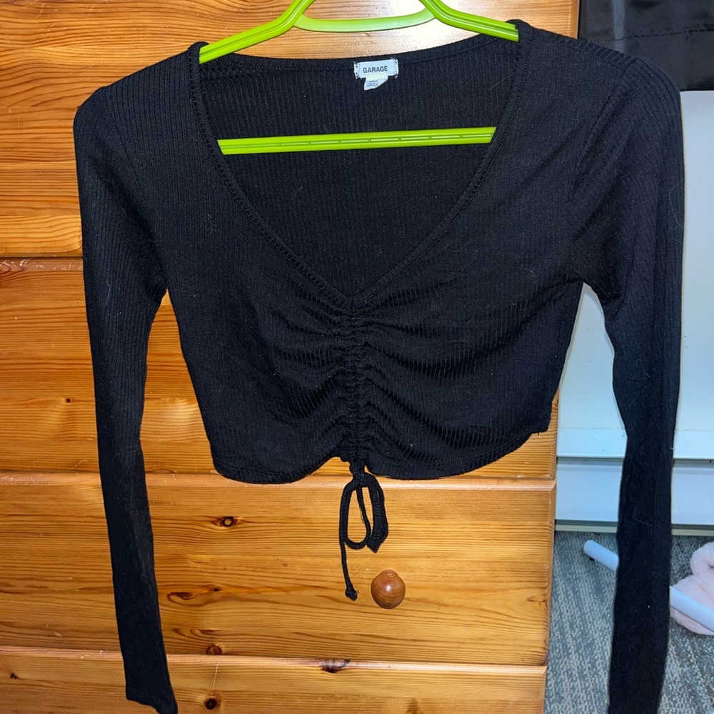 garage runched long sleeve